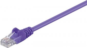 MicroConnect U/UTP CAT5e 1M Purple PVC Unshielded Network Cable, 