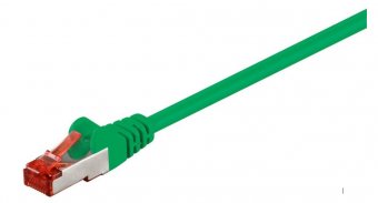 MicroConnect F/UTP CAT6 1m Green PVC Outer Shield : Foil screening 