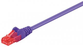 MicroConnect U/UTP CAT6 1M Purple PVC Unshielded Network Cable, 