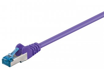 MicroConnect S/FTP CAT6A 1M Purple LSZH PIMF( Pairs in metal foil) 