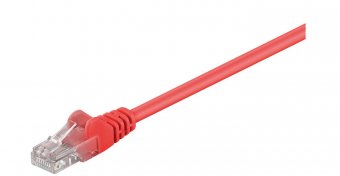 MicroConnect U/UTP CAT5e 3M Red PVC Unshielded Network Cable, 
