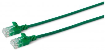 MicroConnect U/UTP CAT6 0.15M Green Slim,  Unshielded Network Cable, 