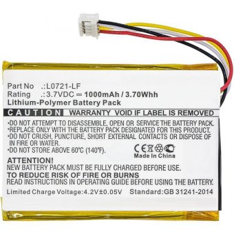 CoreParts Battery 3.7Wh Li-Pol 3.7V 