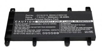 CoreParts Laptop Battery for Asus 