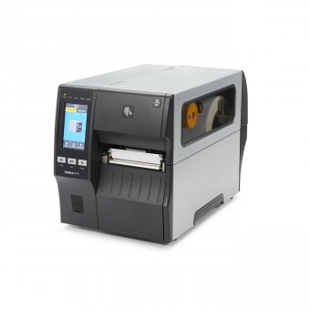 Zebra TT Printer ZT411 4", 203dpi,  Euro,UK cord, Serial, USB, 