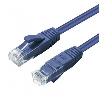 MicroConnect U/UTP CAT6 0.3M Blue LSZH Unshielded Network Cable, 