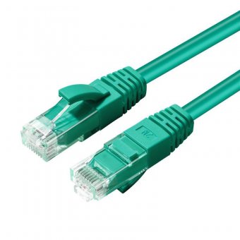 MicroConnect U/UTP CAT6 0.3M Green LSZH Unshielded Network Cable, 