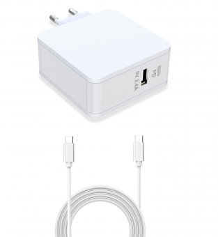 CoreParts USB-C Power Adapter White 