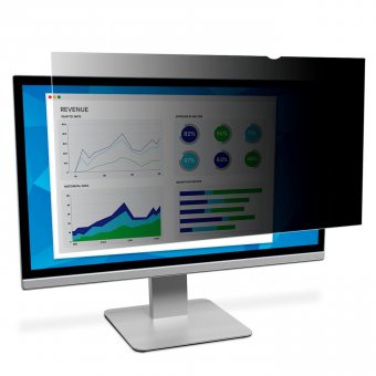 3M Black Privacy Filter for  19.5inch Widescreen Monitor 
