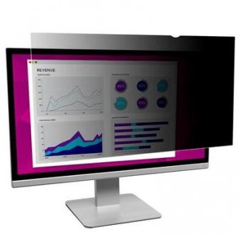 3M HC240W9B Privacy Filter High Clarity for Desktops 24 