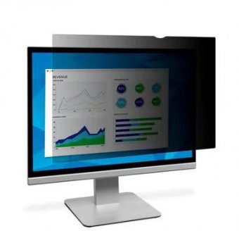 3M Black Privacy Filter for  21.6inch Widescreen Monitor 