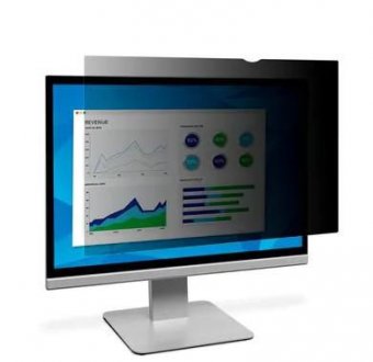 3M Black Privacy Filter for  20.1inch Standard Monitor 