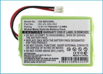 CoreParts Battery 3.60Wh Ni-Mh 4.8V 