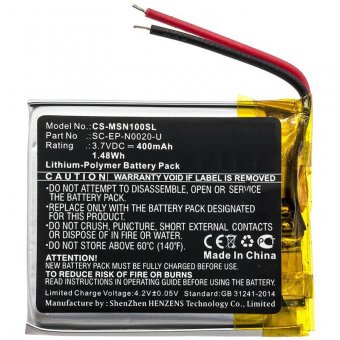 CoreParts Battery 1.48Wh Li-Pol 3.7V 