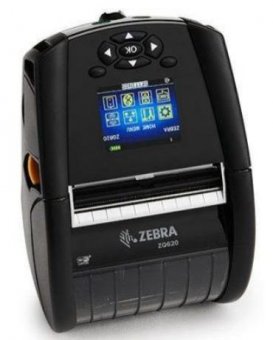 Zebra DT Printer ZQ620 Plus 3"/72mm  English fonts,Dual 