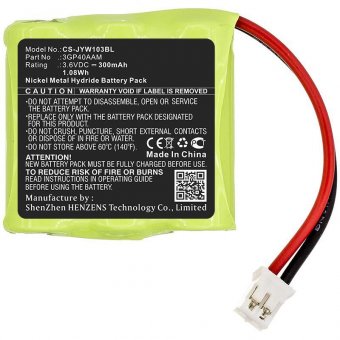 CoreParts Battery 1.08Wh Ni-Mh 3.6V 
