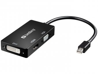 Sandberg Adapter  MiniDP<gt/>HDMI+DVI+VGA 