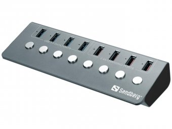 Sandberg USB 3.0 Hub 4xData + 4xCharge USB 3.0 Hub 4xData + 