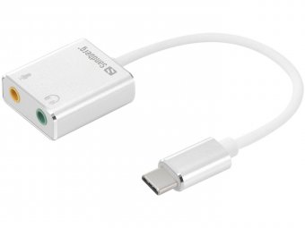 Sandberg USB-C to Sound Link USB-C to Sound Link, USB, 3.5 