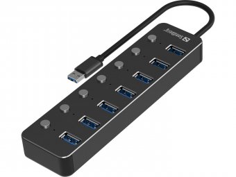 Sandberg USB 3.0 Hub 7 Ports USB 3.0 Hub 7 Ports, USB 3.2 