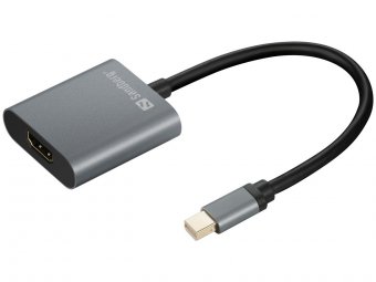 Sandberg Adapter MiniDP1.4-HDMI2.0 4K60 Adapter MiniDP1.4<gt/>HDMI2.0 
