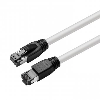 MicroConnect CAT8.1 S/FTP 10m White LSZH  Shielded Network Cable, AWG 