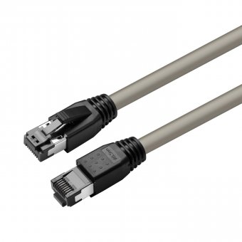 MicroConnect CAT8.1 S/FTP 3m Grey LSZH  Shielded Network Cable, AWG 