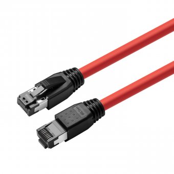 MicroConnect CAT8.1 S/FTP 1,5m Red LSZH  Shielded Network Cable, AWG 