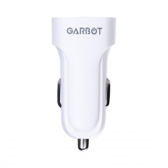 Garbot Grab&Go Dual USB Car Charger  10W White 