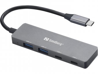 Sandberg USB-C to 2xUSB-A+2xUSB-C Hub 