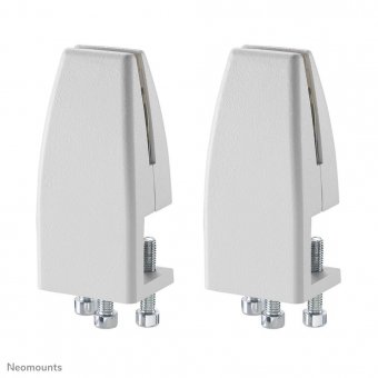 Neomounts by Newstar desk clamp set 8-25 mm - White desk clamp set (2 pcs), 8 - 