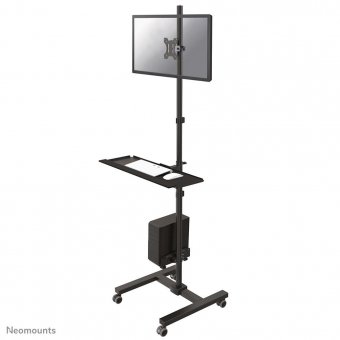 Neomounts by Newstar Mobile Work Station Floor  Stand for monitor (10"-32"), 