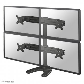 Neomounts by Newstar Tilt/Turn/Rotate Quad Desk  Stand for four 19-30" Monitor 