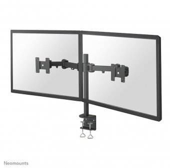 Neomounts by Newstar Full Motion Dual desk monitor  arm (clamp) for two 10-27" 