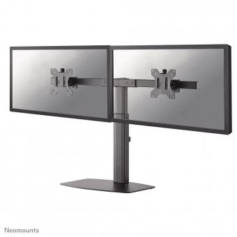 Neomounts by Newstar Stylish Tilt/Turn/Rotate Desk  Stand for two 10-27" Monitor 