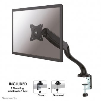 Neomounts by Newstar Full Motion desk monitor arm  (clamp & grommet) for 10-30" 