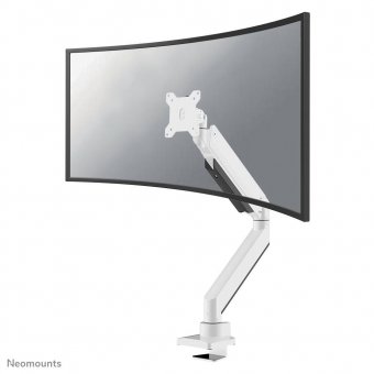 Neomounts NM-D775WHITEPLUS, Monitor Arm  (Clamp & Grommet) For 1 x 