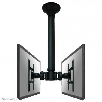 Neomounts by Newstar TV/Monitor Ceiling Mount for  Dual 10"-40" Screens (Back to 