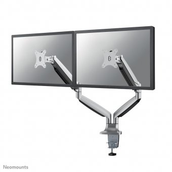 Neomounts Full Motion Dual Desk Monitor  Arm (Clamp & Grommet) For Two 