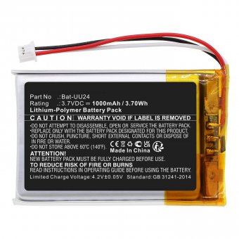 CoreParts Battery 3.70Wh 3.7V 1000mAh 
