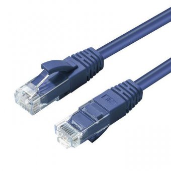 MicroConnect U/UTP CAT5e 10M Blue PVC Unshielded Network Cable, 