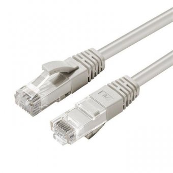 MicroConnect U/UTP CAT5e 0.3M Grey PVC Unshielded Network Cable, 