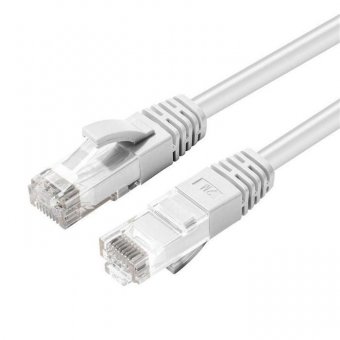MicroConnect U/UTP CAT5e 3M White PVC Unshielded Network Cable, 