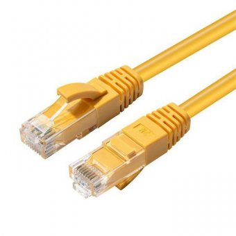 MicroConnect U/UTP CAT5e 2M Yellow PVC Unshielded Network Cable, 