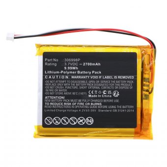 CoreParts Battery 9.99Wh 3.7V 2700mAh 