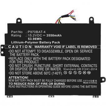 CoreParts Battery for Sager, Mifcom, 