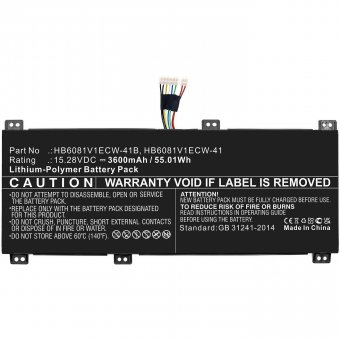 CoreParts Battery for Huawei Notebook, 