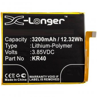 CoreParts Mobile Battery 12.32Wh Li-Pol 