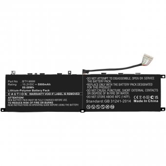 CoreParts Laptop Battery for MSI 89.7WH 