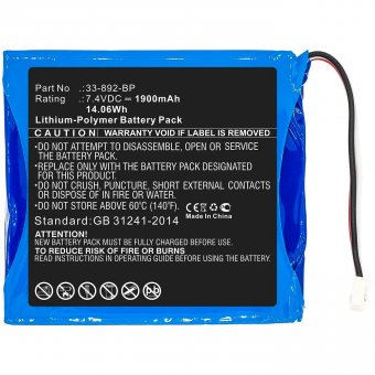 CoreParts Battery 14.06Wh Li-Pol 7.4V 